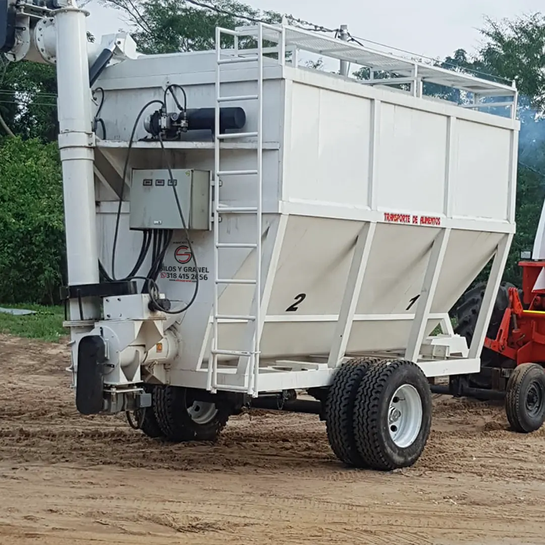 Equipos de transporte a granel silos y granel Tolva Granelera 10 Toneladas Electrica